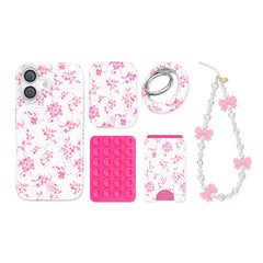 French Rose Floral iPhone Bundle Set