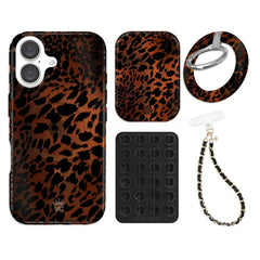 Leopard Tort iPhone Bundle Set - Grip