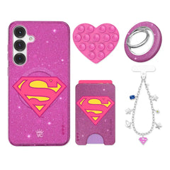 Supergirl Stardust Glitter Samsung Bundle Set