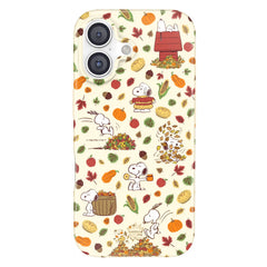 Snoopy Autumn Leaves iPhone Case